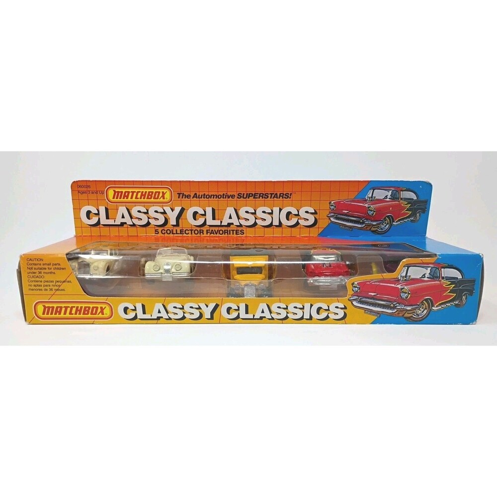 Matchbox  Classy Classics  5 PACK Collector DIECAST  ITEM  #060026 NIB